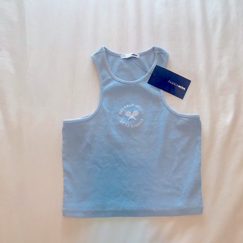 Fashion Nova - Razor Back Crop Top